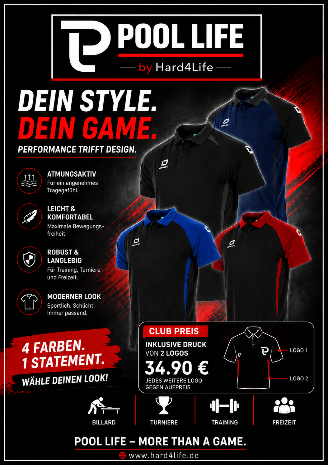 Pool Life Club-Angebot für Billardvereine