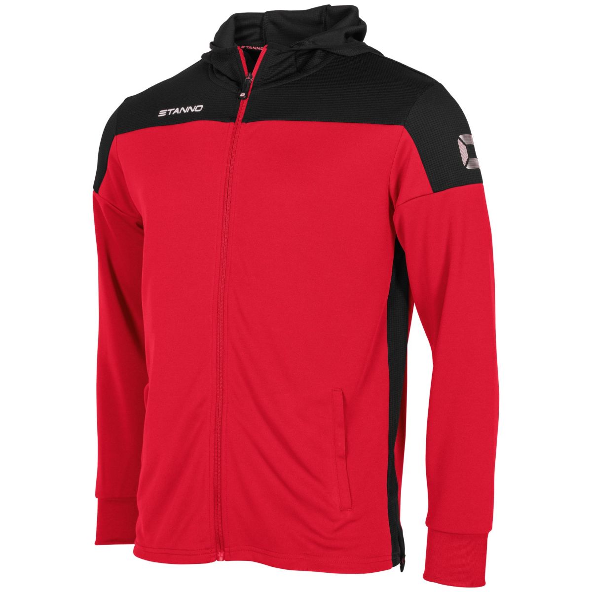 Pride Full Zip Kapuzen, Rot - Schwarz