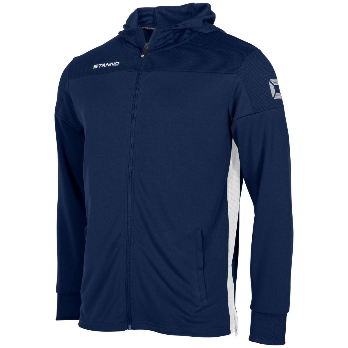 Pride Full Zip Kapuzen, Navy - Weiß