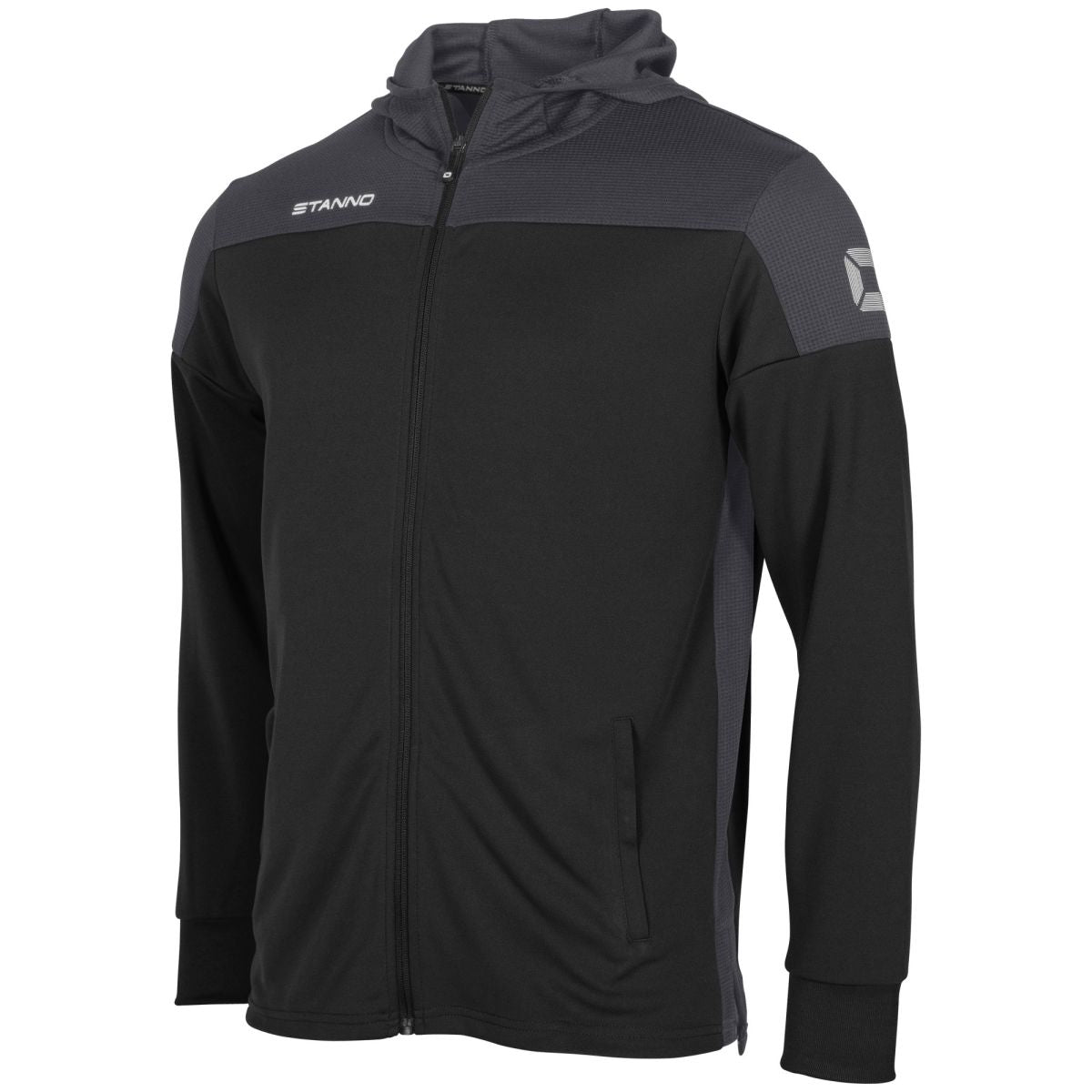 Pride Full Zip Kapuzen, Schwarz - Anthrazit