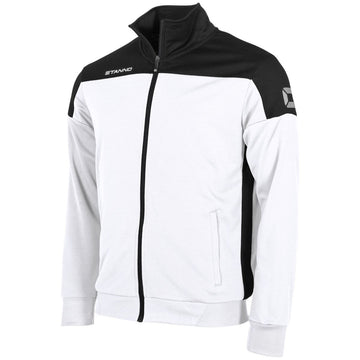 Pride Full Zip Jacke, Weiß - Schwarz