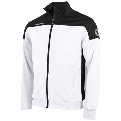 Pride Full Zip Jacke, Weiß - Schwarz