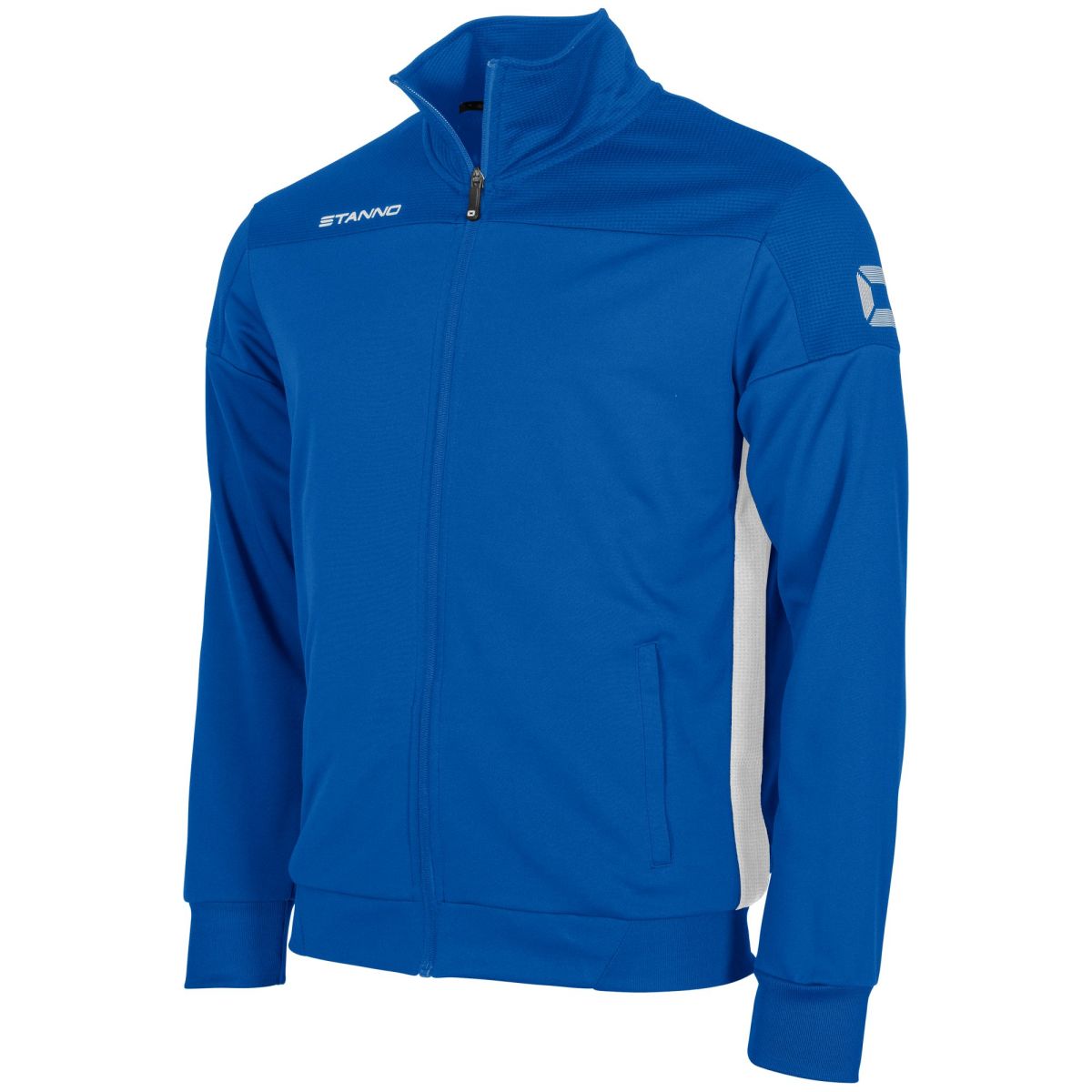 Pride Full Zip Jacke, Royalblau - Weiß