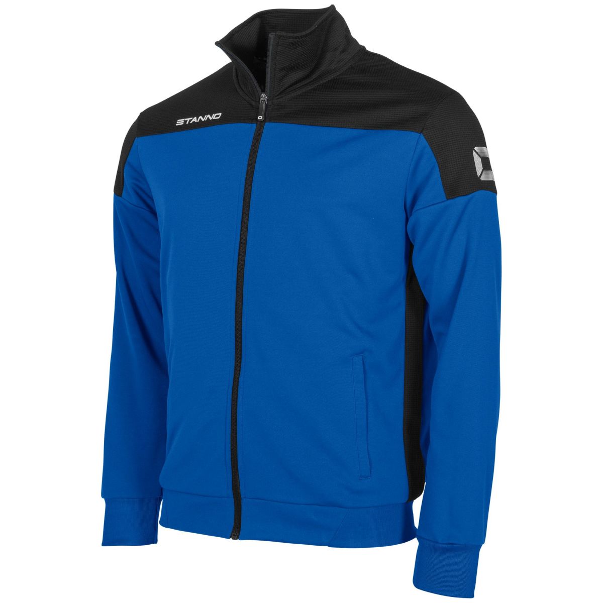 Pride Full Zip Jacke, Royalblau - Schwarz