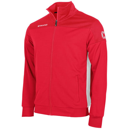 Pride Full Zip Jacke, Rot - Weiß
