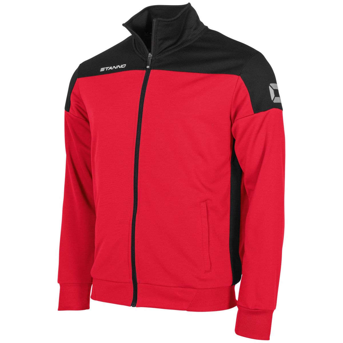 Pride Full Zip Jacke, Rot - Schwarz