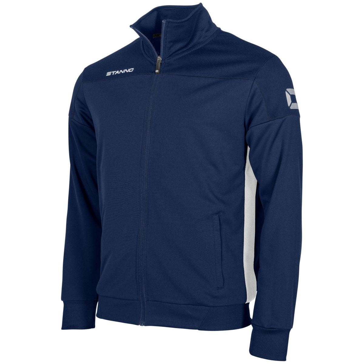 Pride Full Zip Jacke, Navy - Weiß