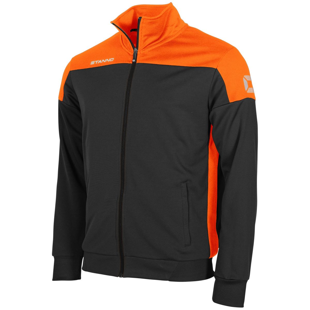 Pride Full Zip Jacke, Schwarz - Orange