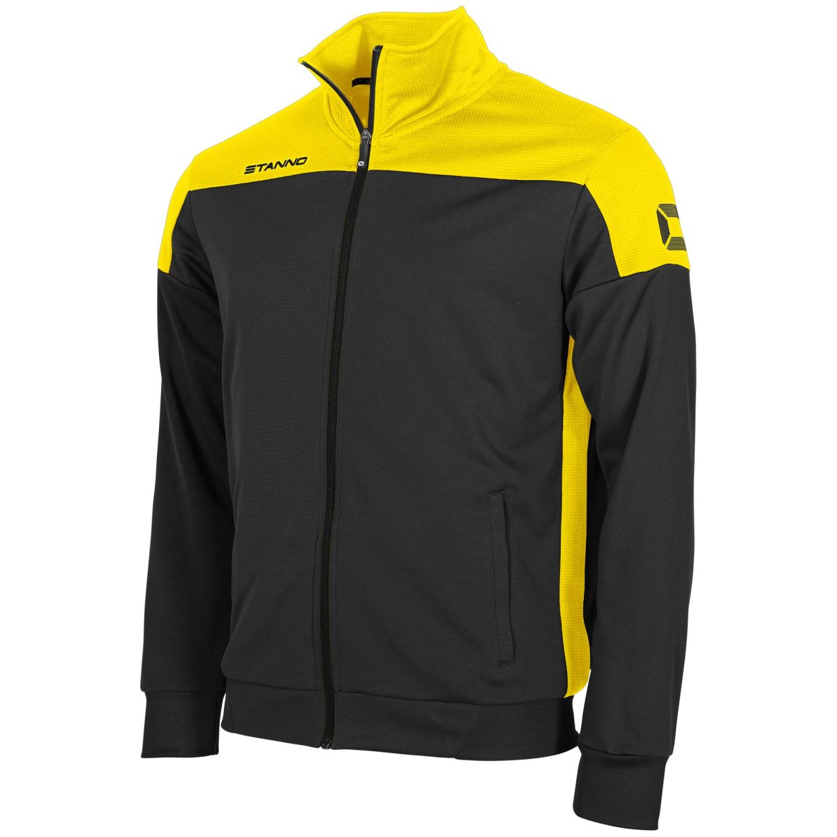Pride Full Zip Jacke, Schwarz - Gelb