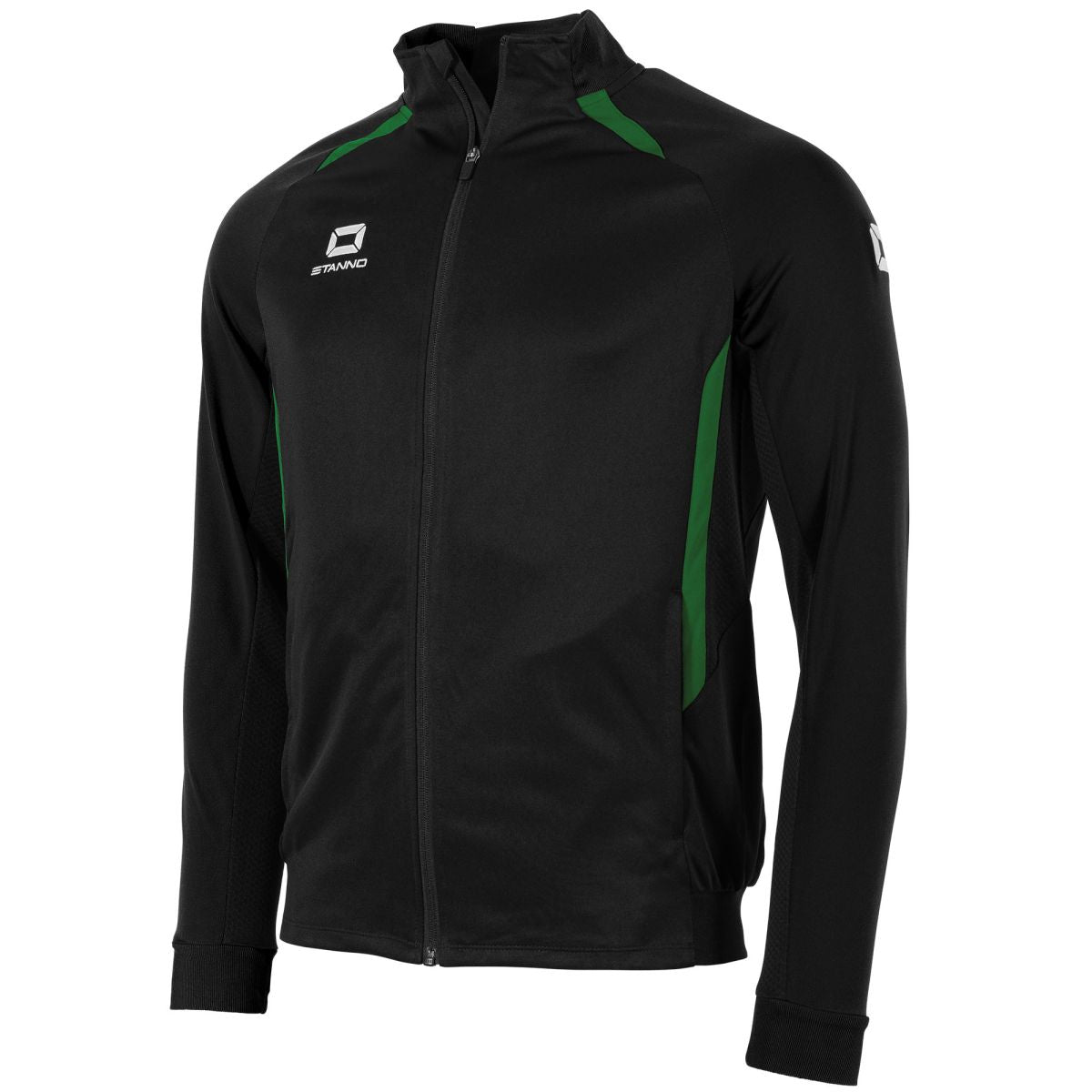 Stadio Full Zip Top, Schwarz - Grün