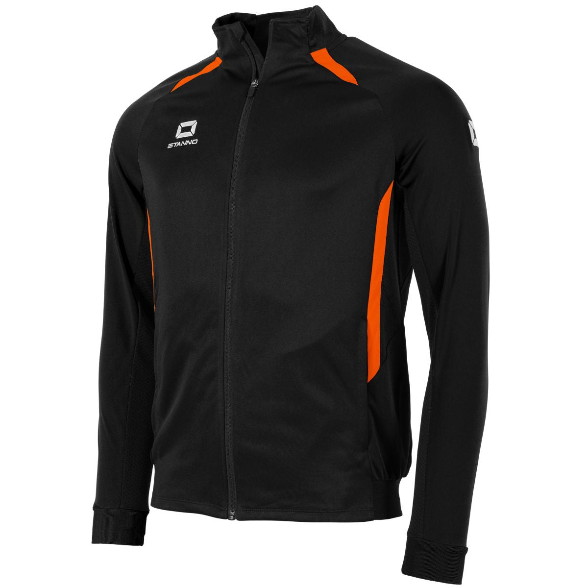 Stadio Full Zip Top, Schwarz - Orange