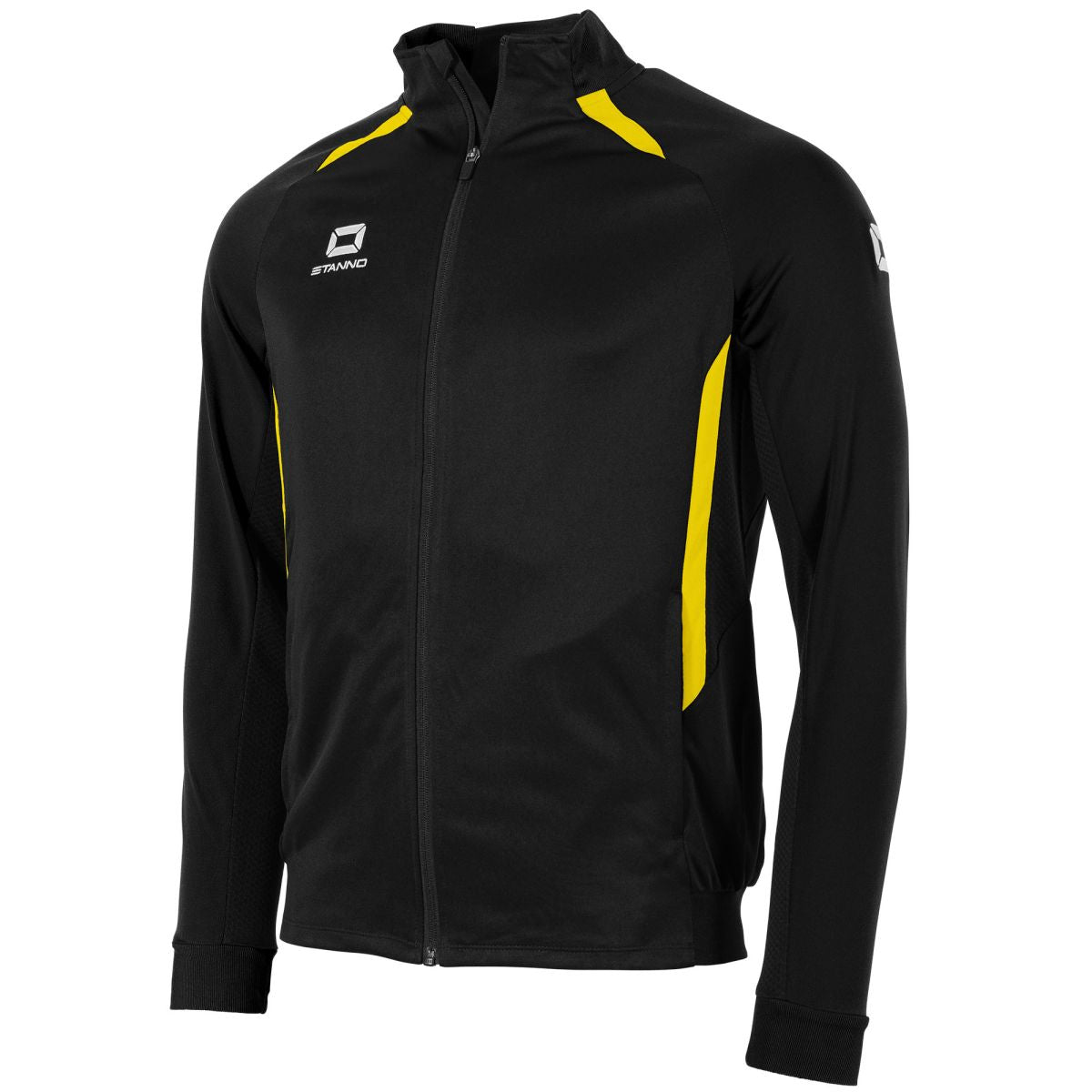 Stadio Full Zip Top, Schwarz - Gelb