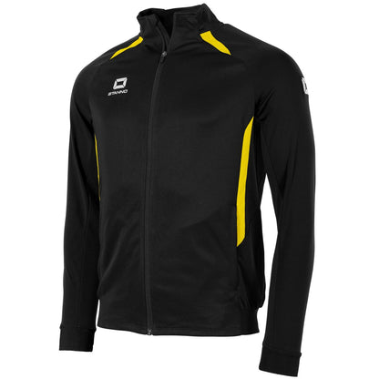 Stadio Full Zip Top, Schwarz - Gelb