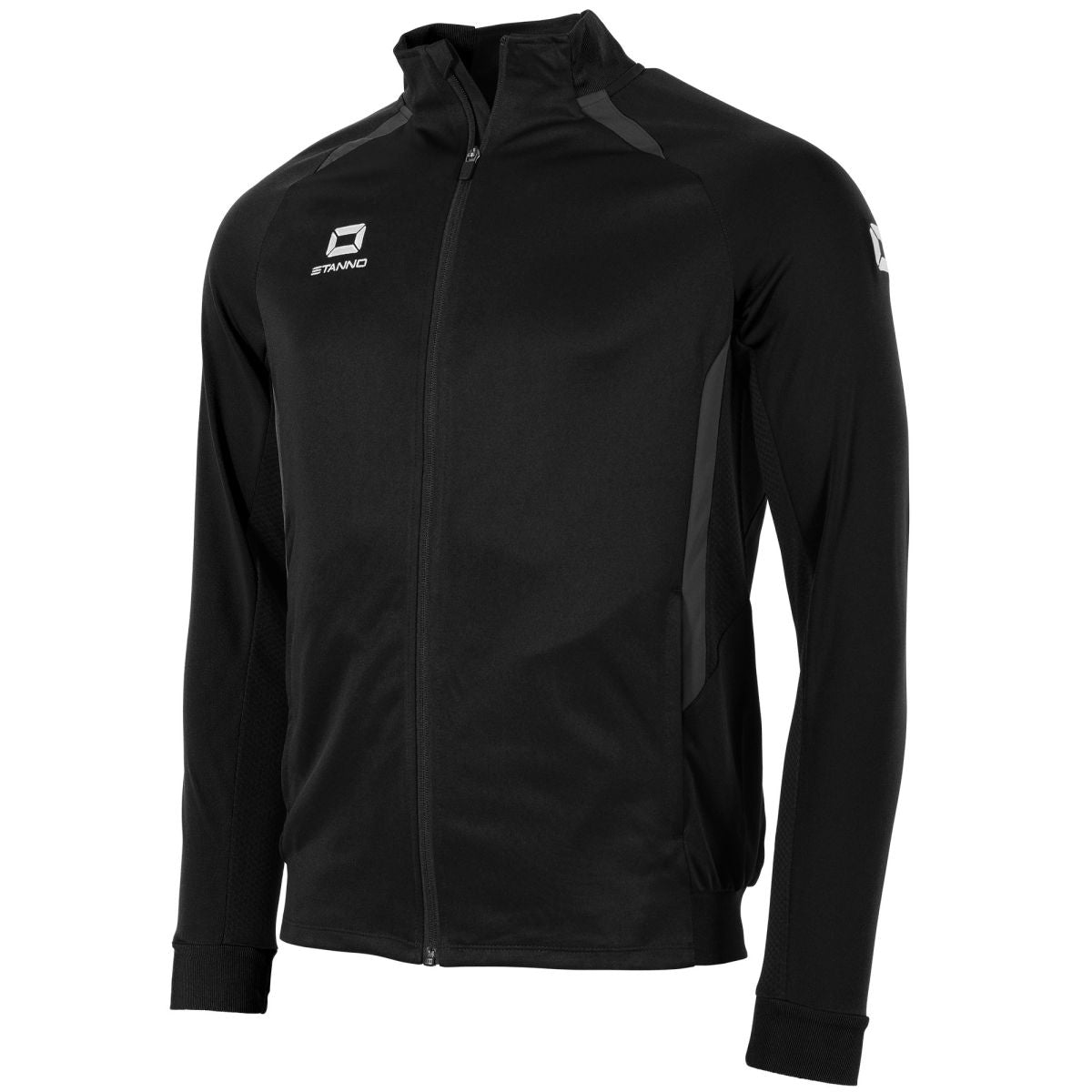 Stadio Full Zip Top, Schwarz - Anthrazit