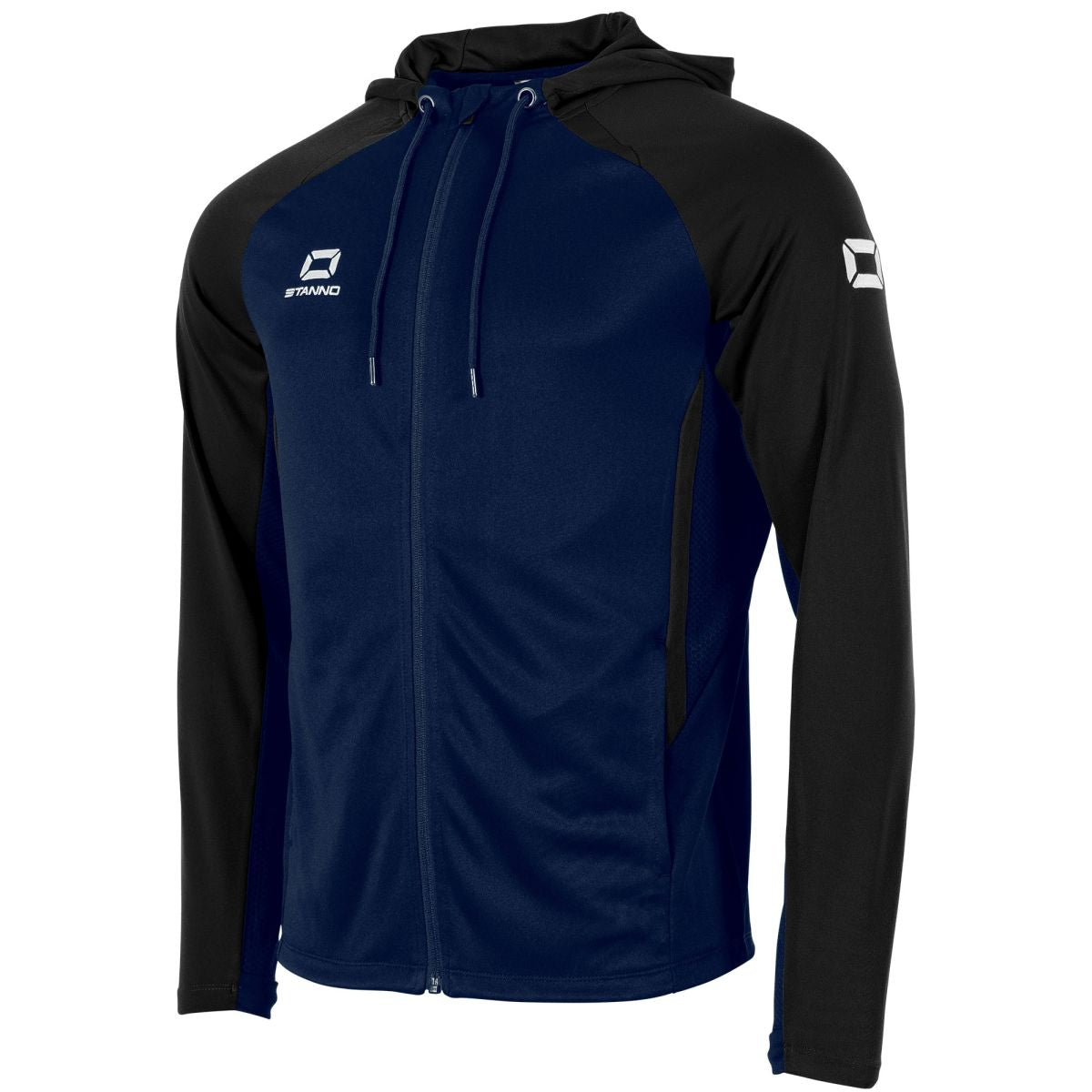 Stadio Hooded Full Zip Top, Navy - Schwarz