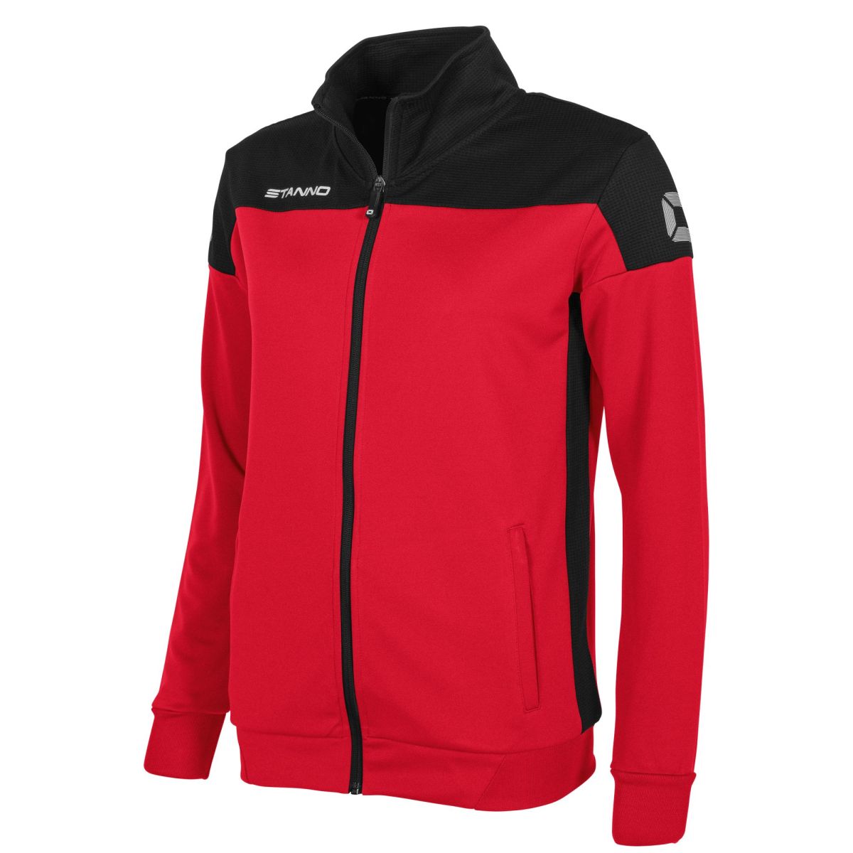 Pride Full Zip Jacke Damen, Rot - Schwarz