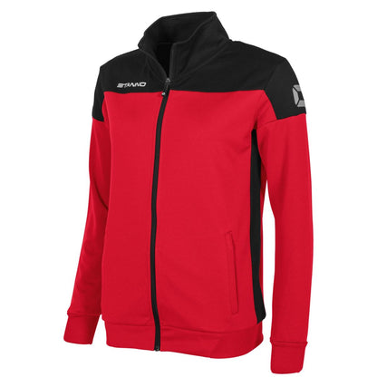 Pride Full Zip Jacke Damen, Rot - Schwarz