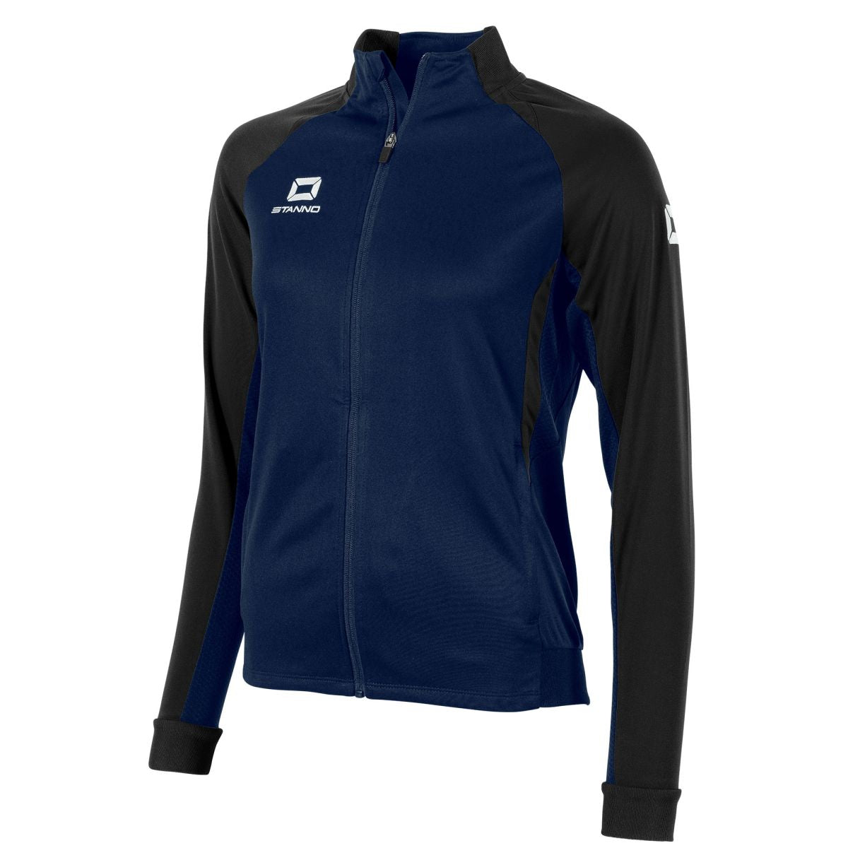 Stadio Full Zip Top Damen, Navy - Schwarz