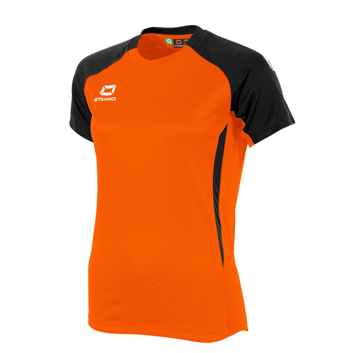 Stadio T-Shirt Damen, Orange - Schwarz
