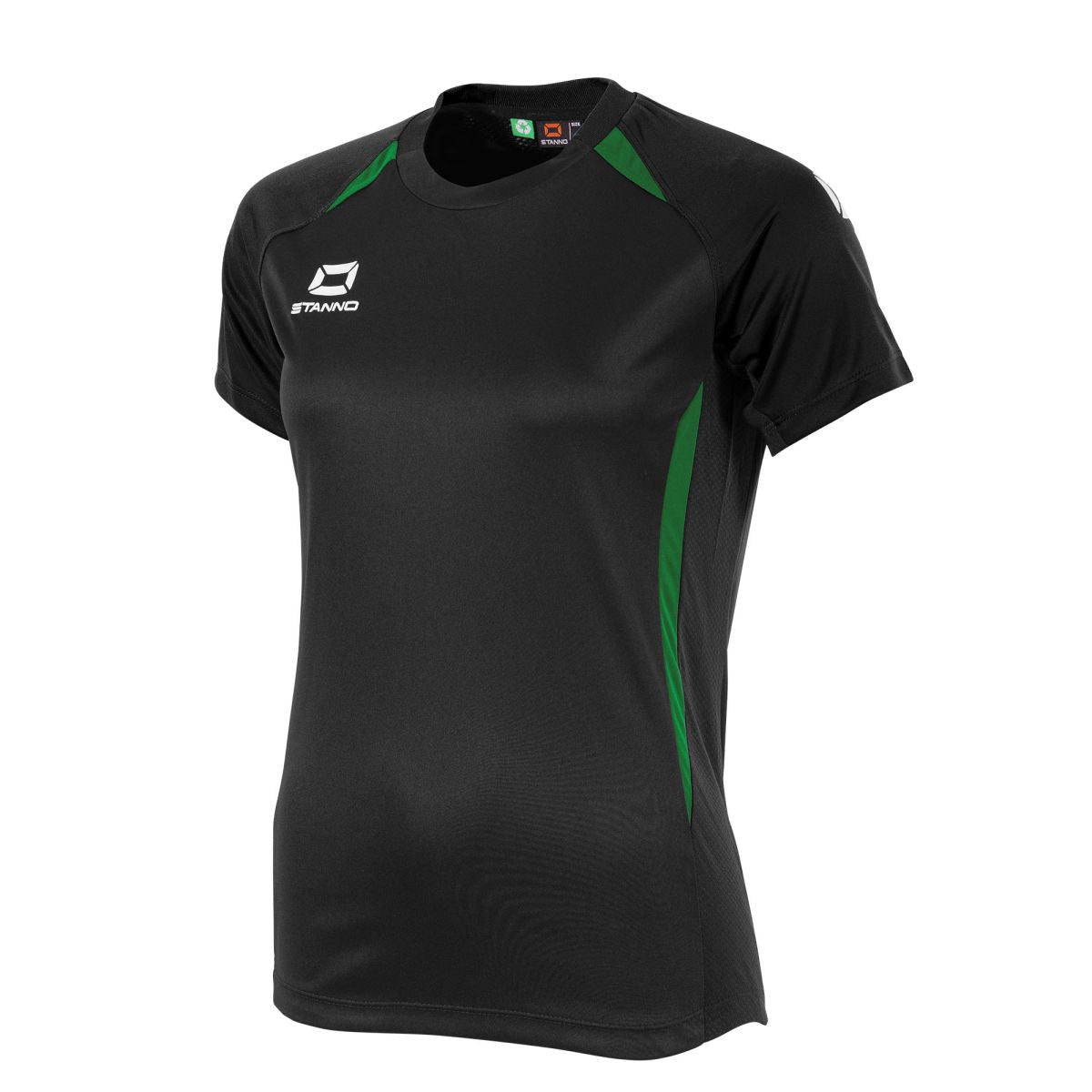 Stadio T-Shirt Damen, Schwarz - Grün