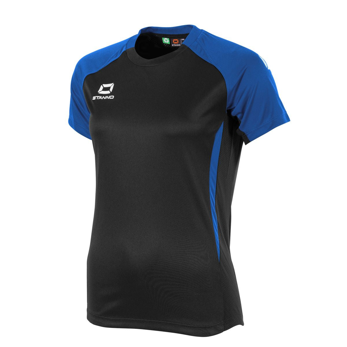 Stadio T-Shirt Damen, Schwarz - Royalblau