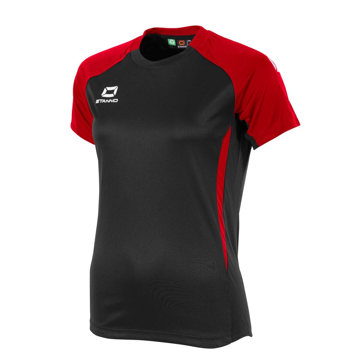 Stadio T-Shirt Damen, Schwarz - Rot