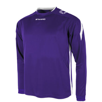 Drive Match Trikot LS, Lila - Weiß