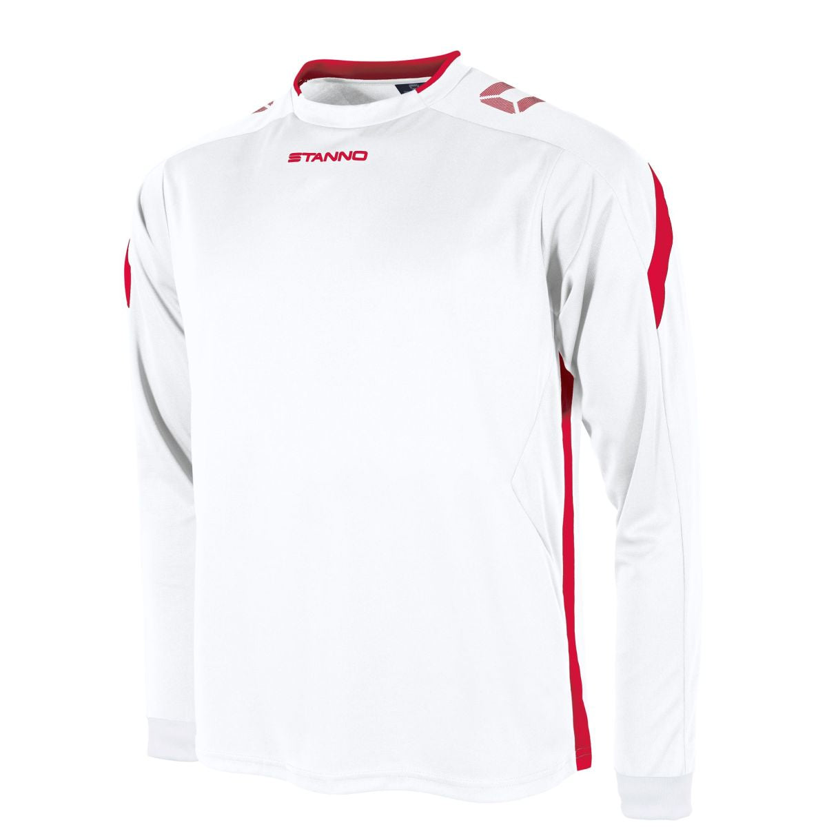 Drive Match Trikot LS, Weiß - Rot