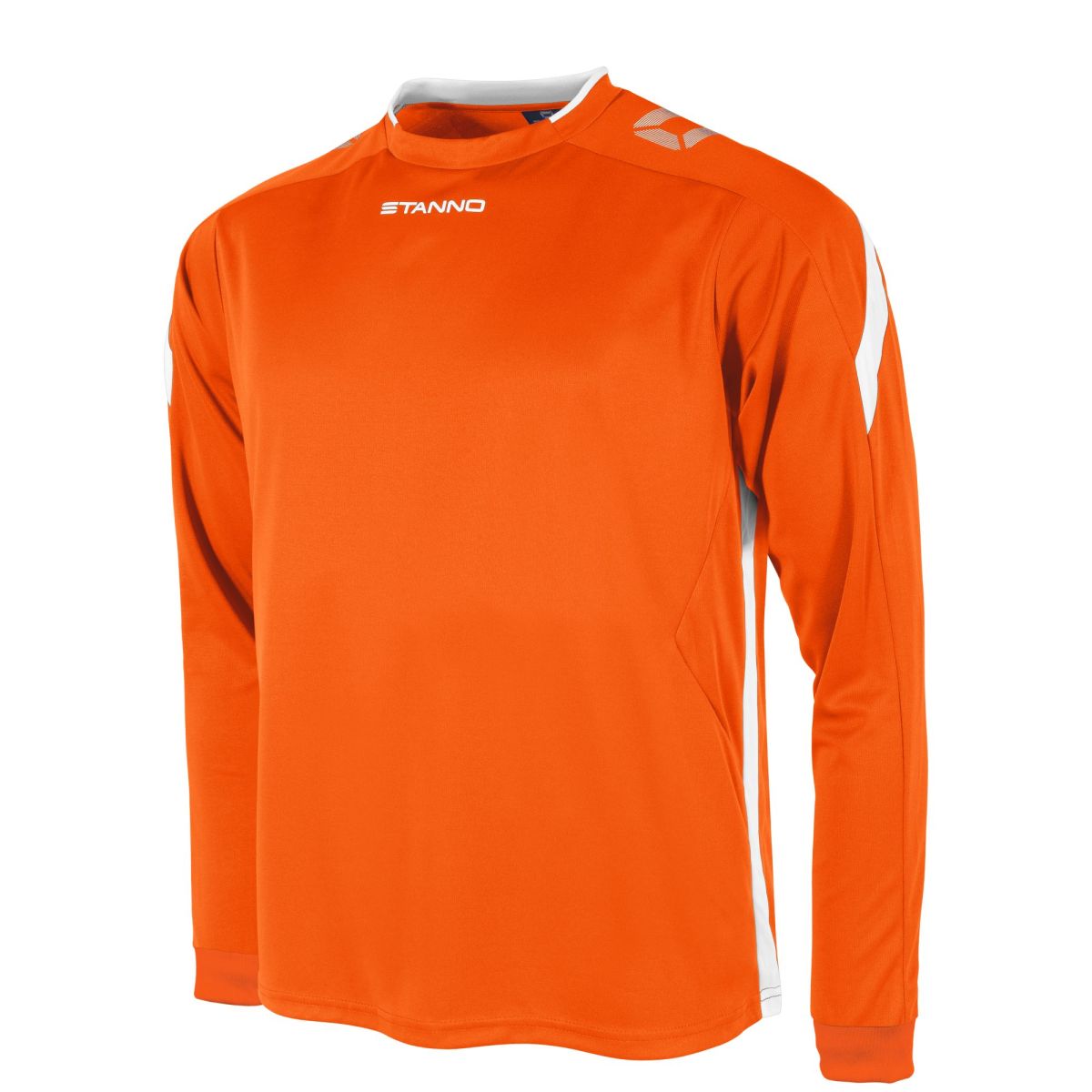 Drive Match Trikot LS, Orange - Weiß