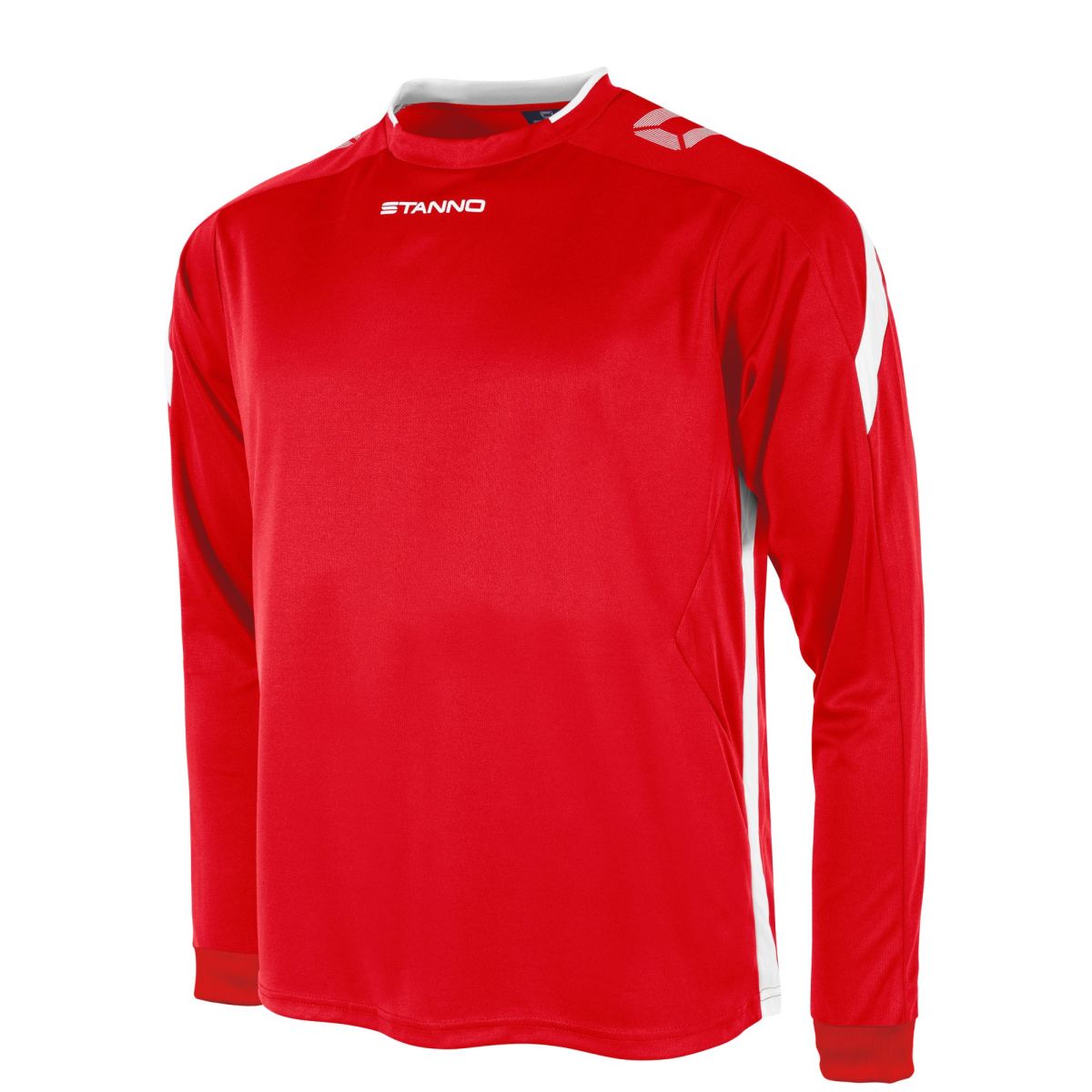 Drive Match Trikot LS, Rot - Weiß