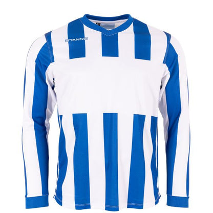Aspire Langarm Trikot, Royal-White