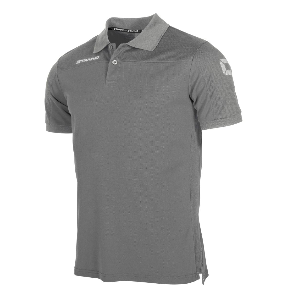 Pride Polo, Grau - Weiß