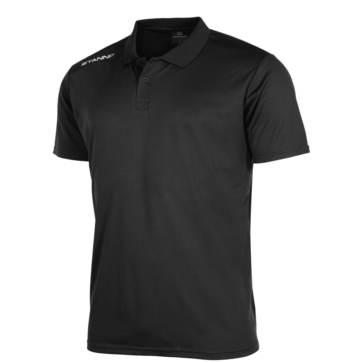 Field Poloshirt, Schwarz